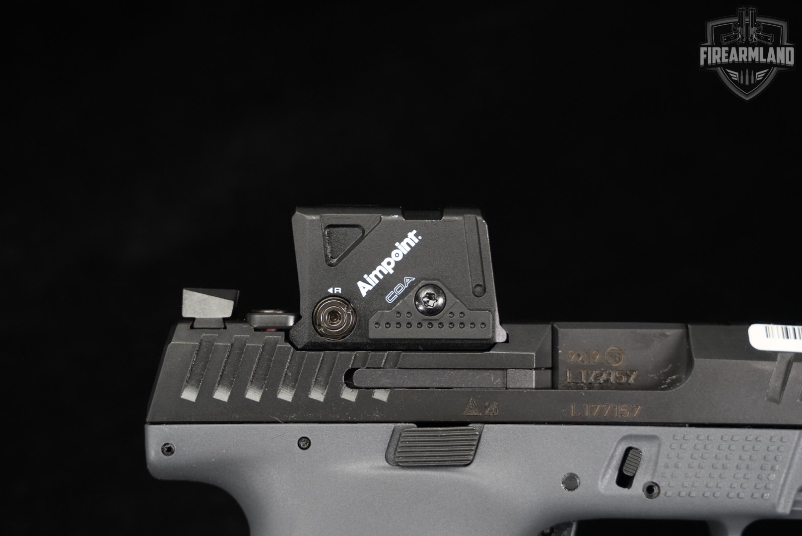 CZ P-10 C PortedElite 9mm Black & Grey P10 P10C +ORIG CASE, AIMPOINT COA-img-14