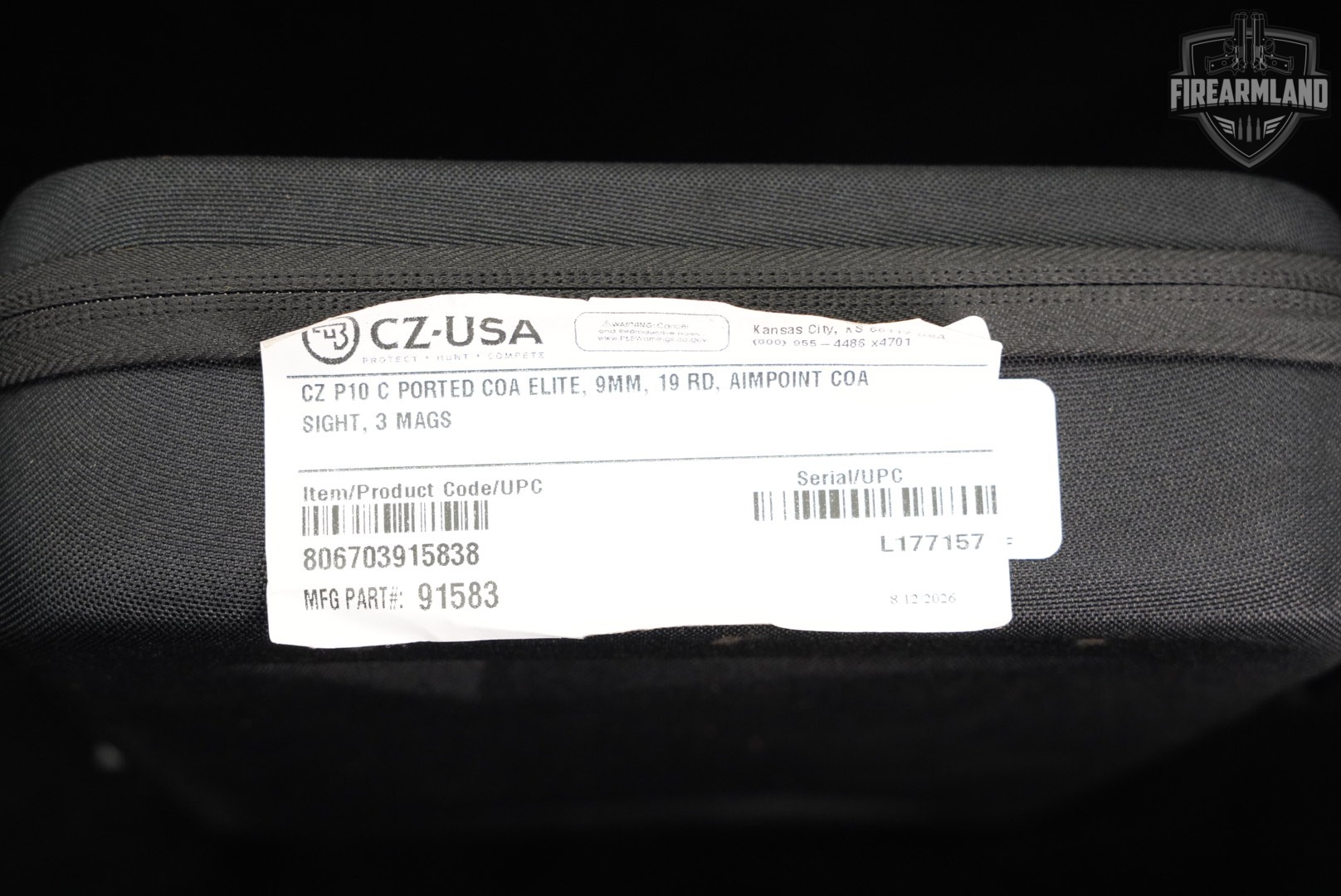 CZ P-10 C PortedElite 9mm Black & Grey P10 P10C +ORIG CASE, AIMPOINT COA-img-16