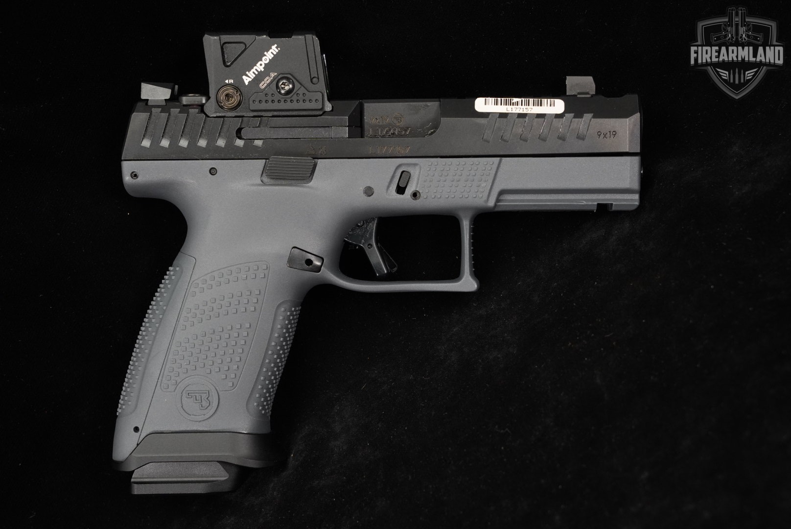 CZ P-10 C PortedElite 9mm Black & Grey P10 P10C +ORIG CASE, AIMPOINT COA-img-4