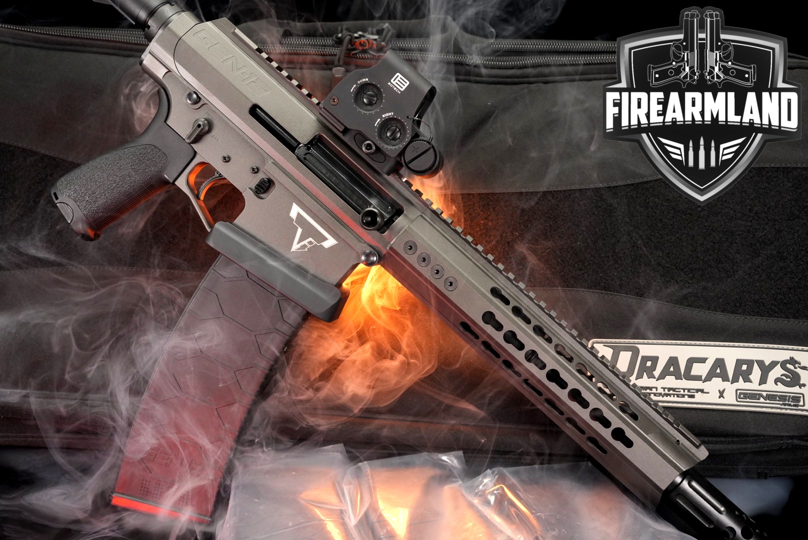 Genesis Arms LLC Genesis Arms GEN-12 Dracarys JW4 12 Gauge Black in Very Good Condition Thumbnail