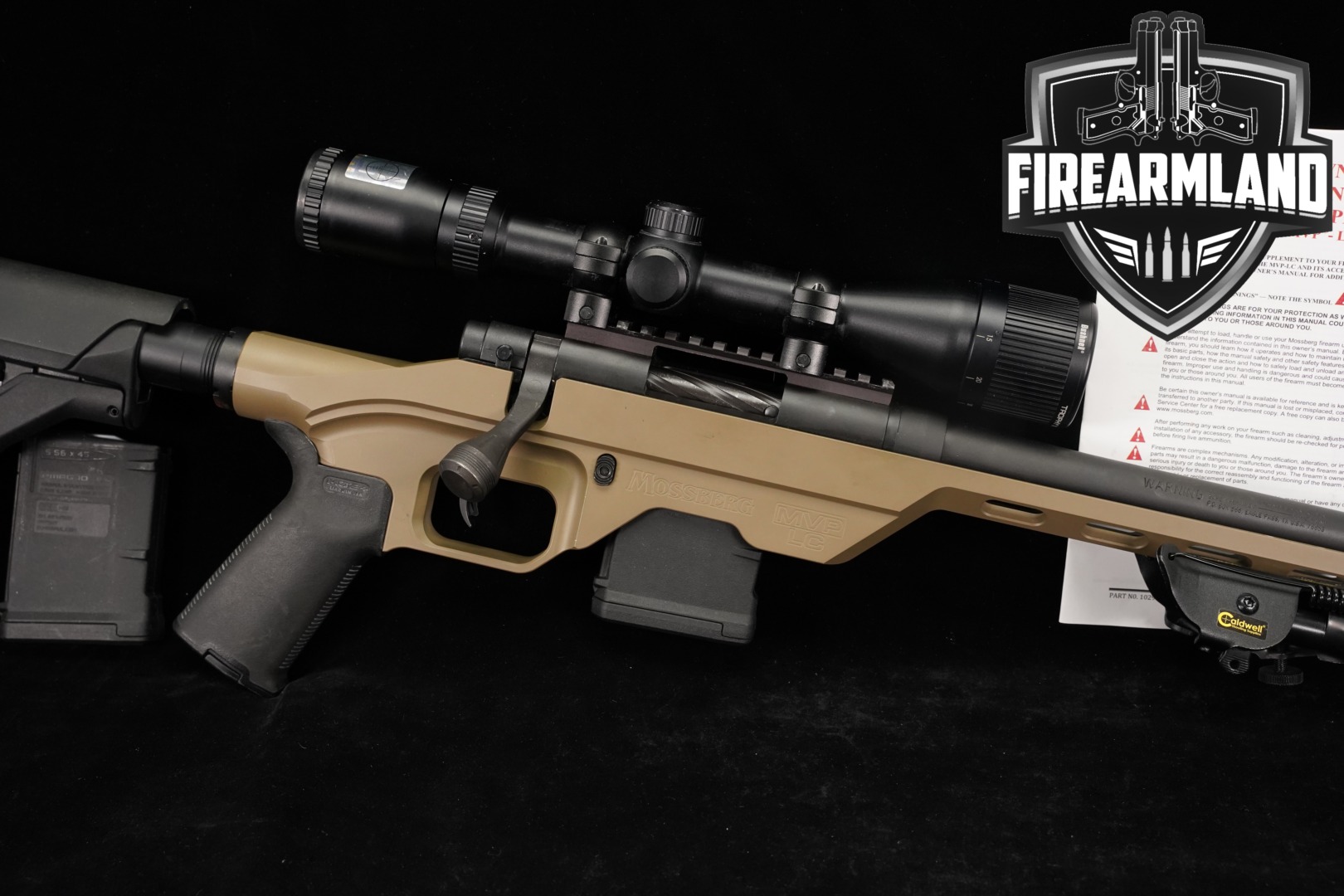 Mossberg MVP LC (Light Chassis) 5.56 NATO 16" Tan +2 MAGS, BUSHNELL SCOPE-img-0