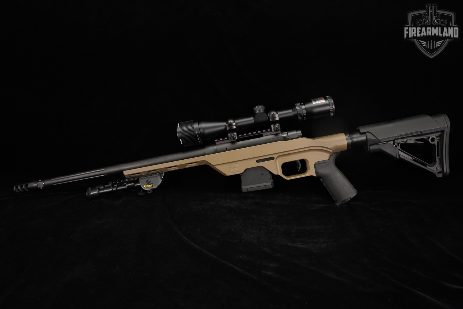 Mossberg MVP LC (Light Chassis) 5.56 NATO 16" Tan +2 MAGS, BUSHNELL SCOPE-img-2