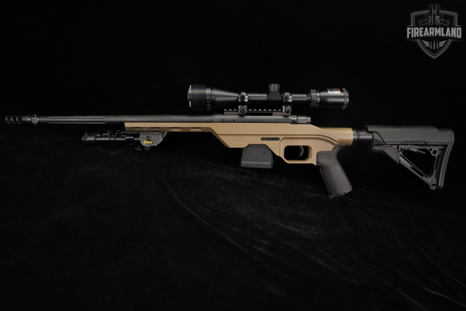 Mossberg MVP LC (Light Chassis) 5.56 NATO 16" Tan +2 MAGS, BUSHNELL SCOPE-img-7