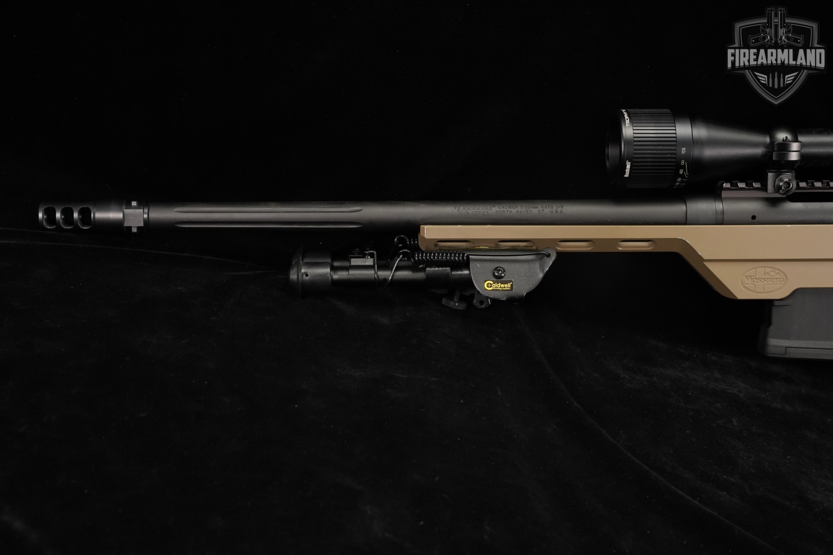 Mossberg MVP LC (Light Chassis) 5.56 NATO 16" Tan +2 MAGS, BUSHNELL SCOPE-img-8