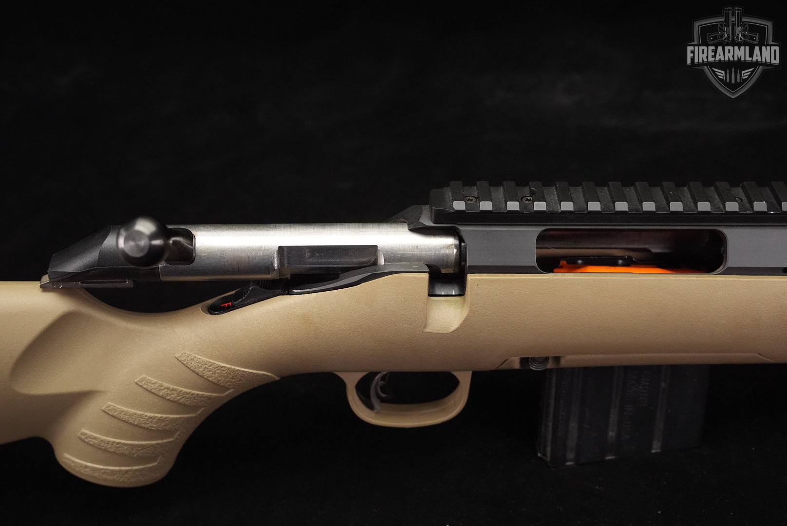Ruger AMERICAN RIFLE Ranch 350 Legend 16.38" Black & FDE THREADED +2 MAGS-img-21