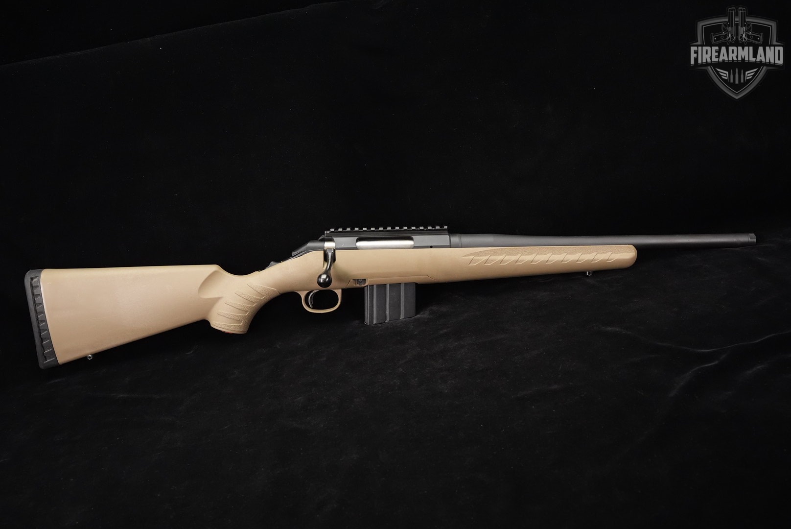 Ruger AMERICAN RIFLE Ranch 350 Legend 16.38" Black & FDE THREADED +2 MAGS-img-3