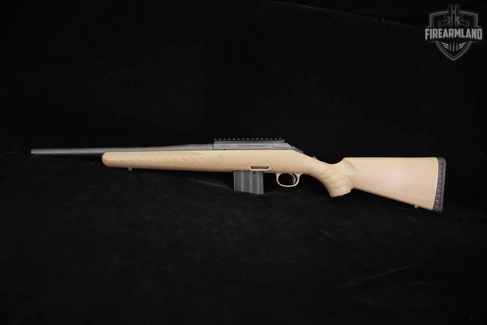 Ruger AMERICAN RIFLE Ranch 350 Legend 16.38" Black & FDE THREADED +2 MAGS-img-7