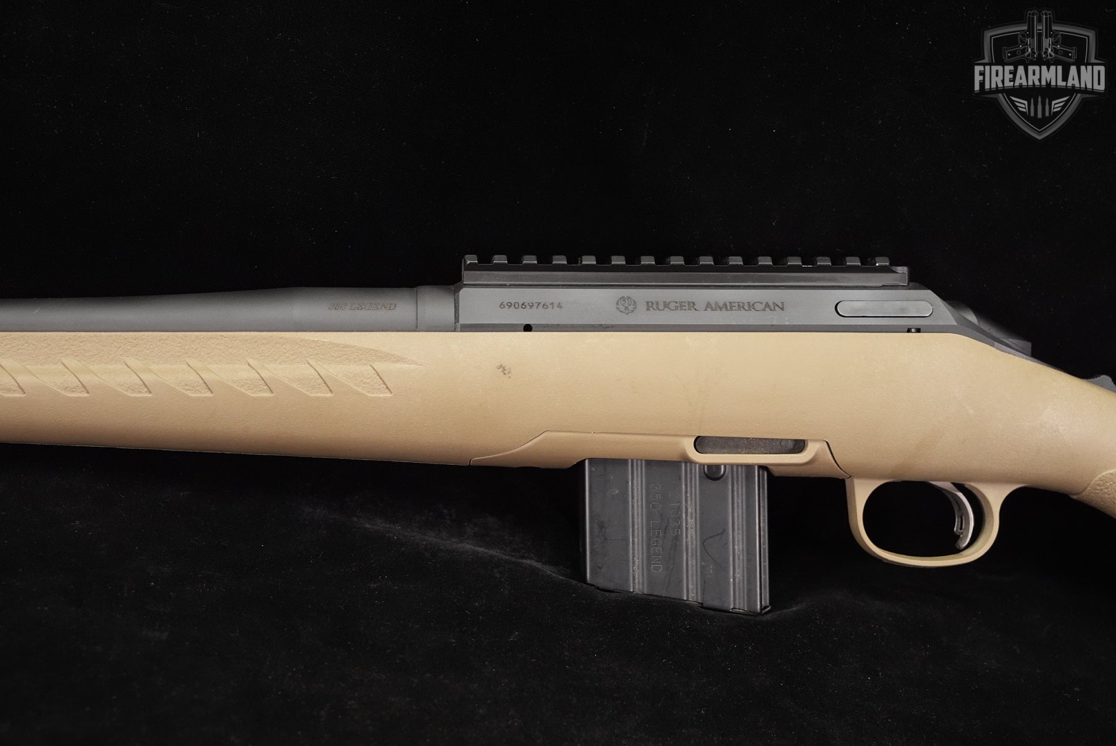 Ruger AMERICAN RIFLE Ranch 350 Legend 16.38" Black & FDE THREADED +2 MAGS-img-9
