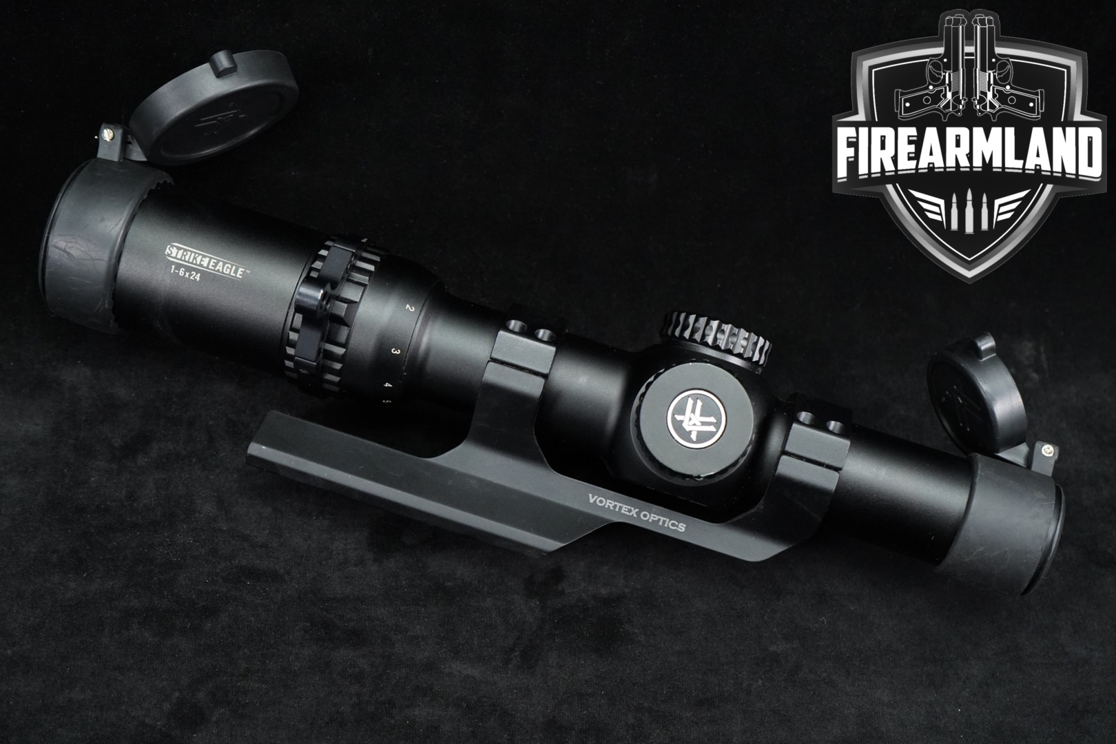 Vortex Optics Strike Eagle 1-6x24 AR-BDC (MOA) SFP Illuminated Reticle Black in Excellent Condition Thumbnail