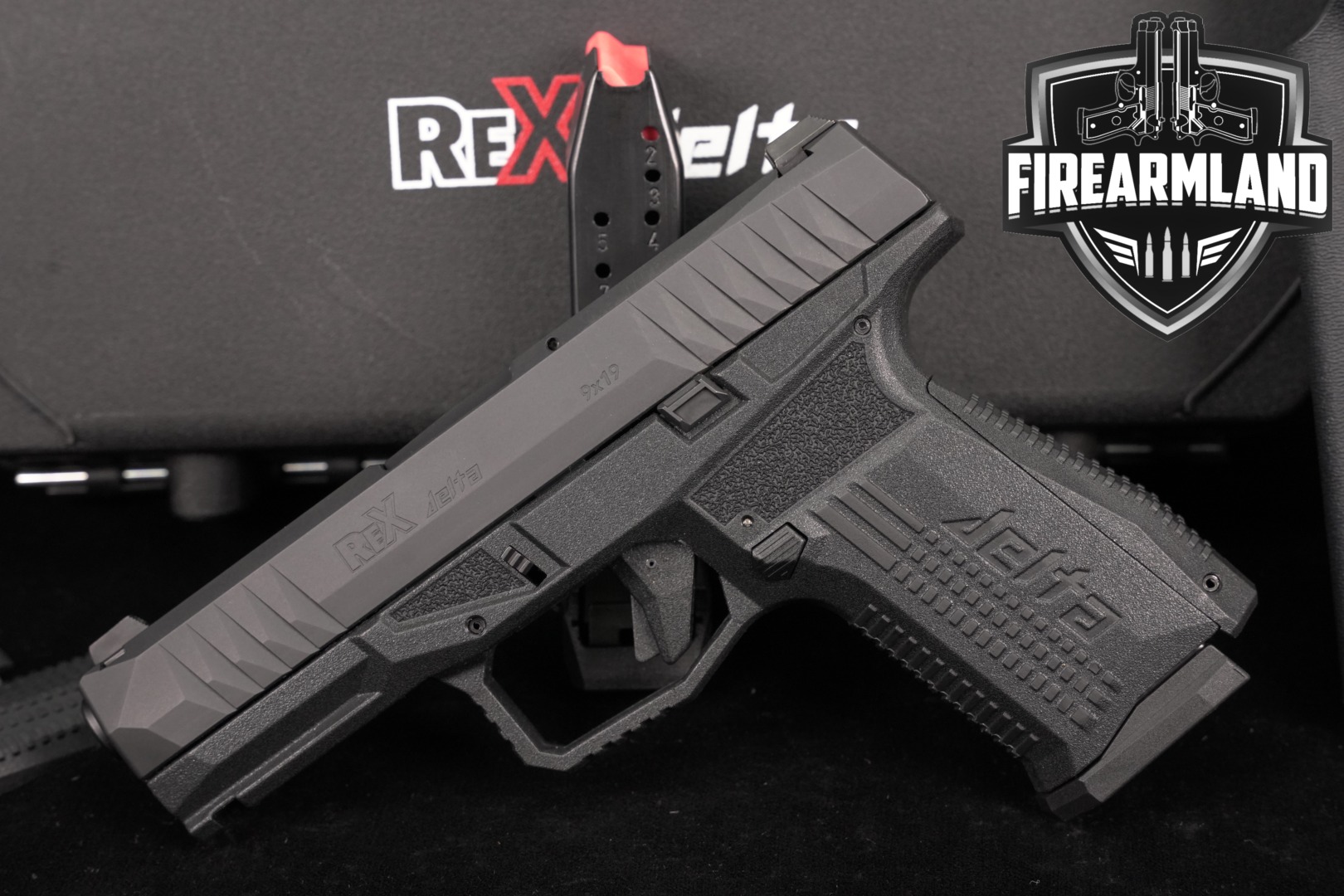 Arex Defense ReX Delta Gen.2 M 9mm Gen +2 MAGS, ORIG CASE & HOLSTER-img-0