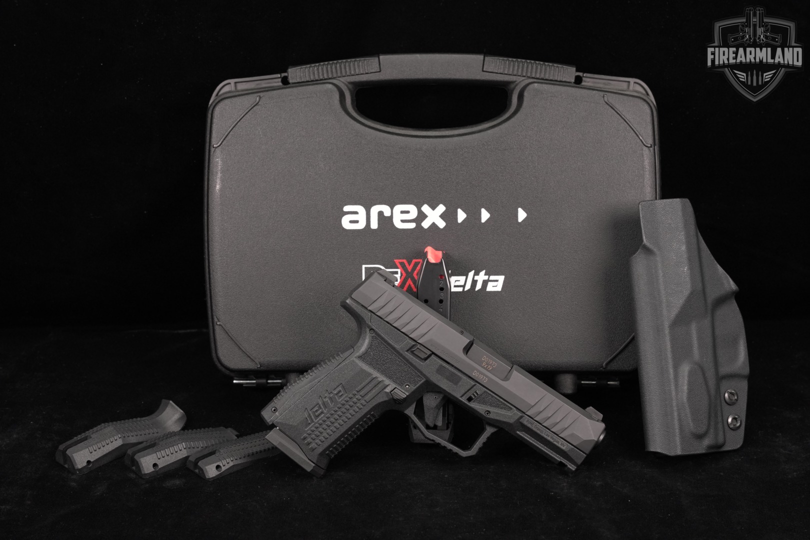Arex Defense ReX Delta Gen.2 M 9mm Gen +2 MAGS, ORIG CASE & HOLSTER-img-2