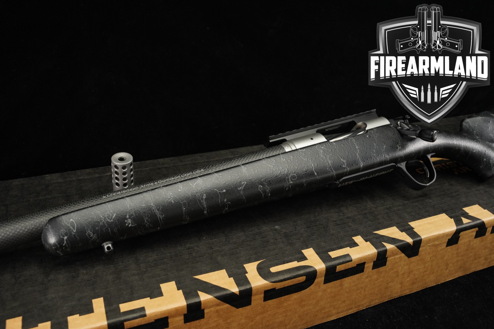 Christensen Arms Ridgeline Left Hand 6.5 Creedmoor Matte Stainless & Black in Excellent Condition Thumbnail