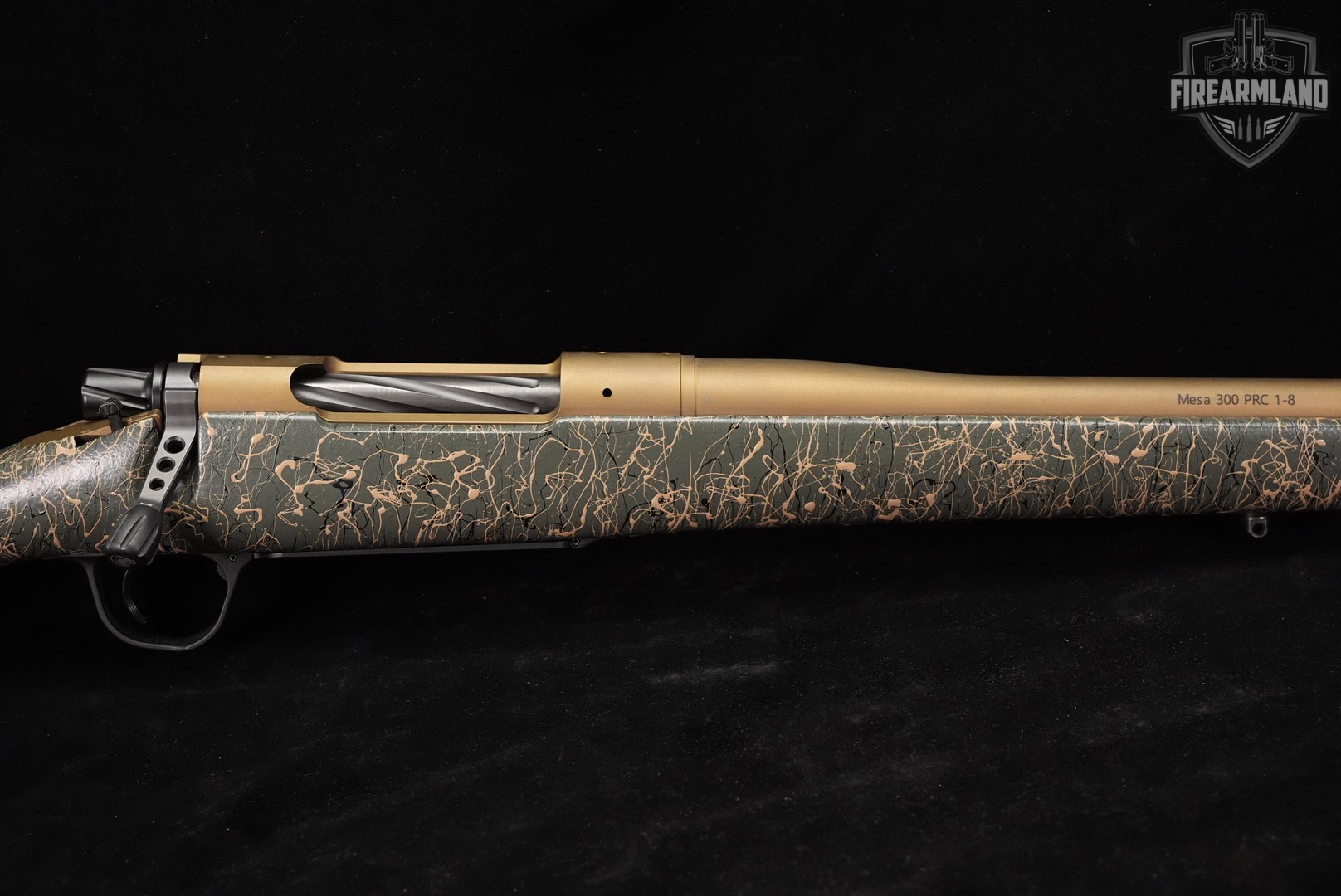 Christensen Arms Mesa 300 PRC 24" Burnt Bronze & Green Web Model 14-img-4