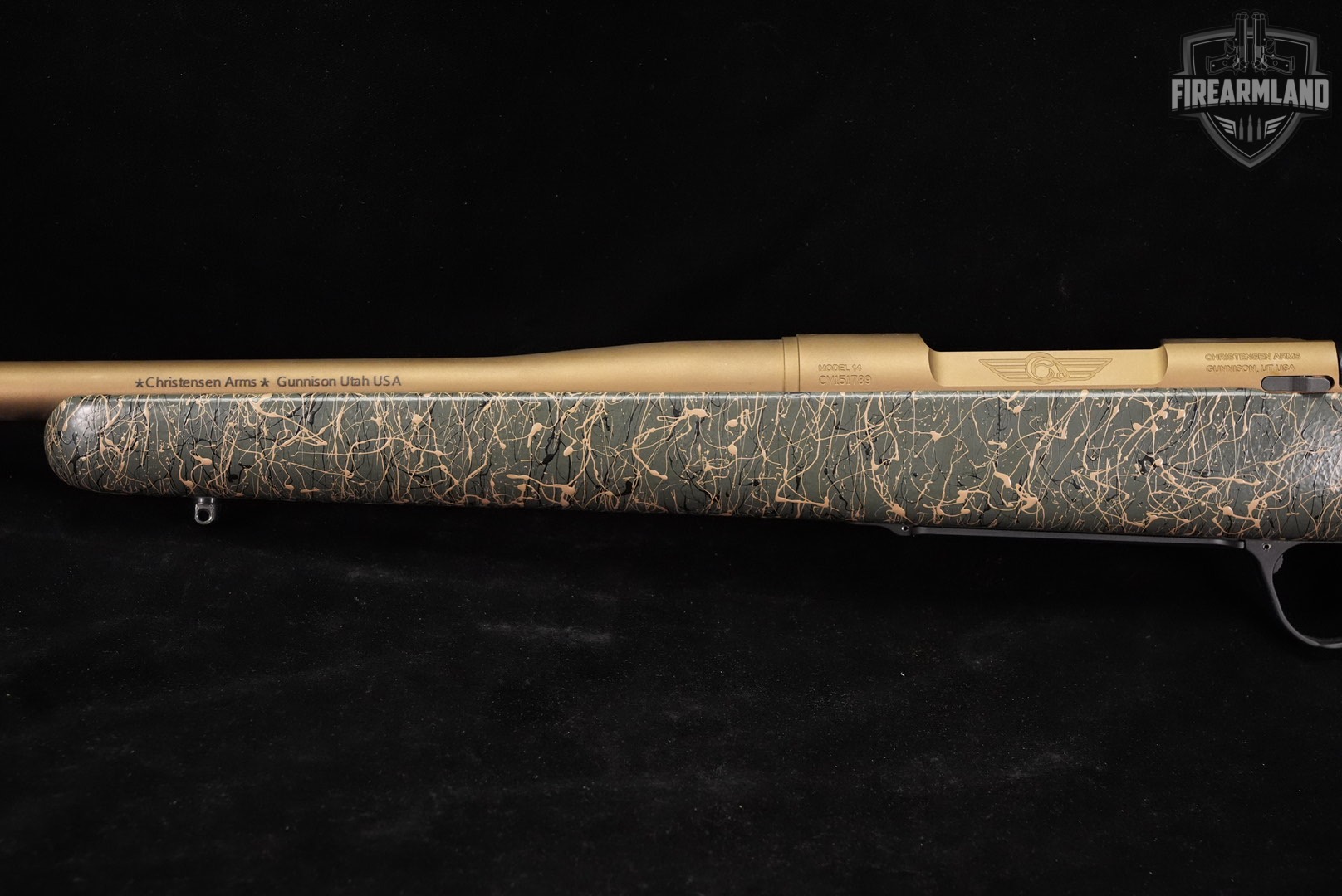 Christensen Arms Mesa 300 PRC 24" Burnt Bronze & Green Web Model 14-img-8