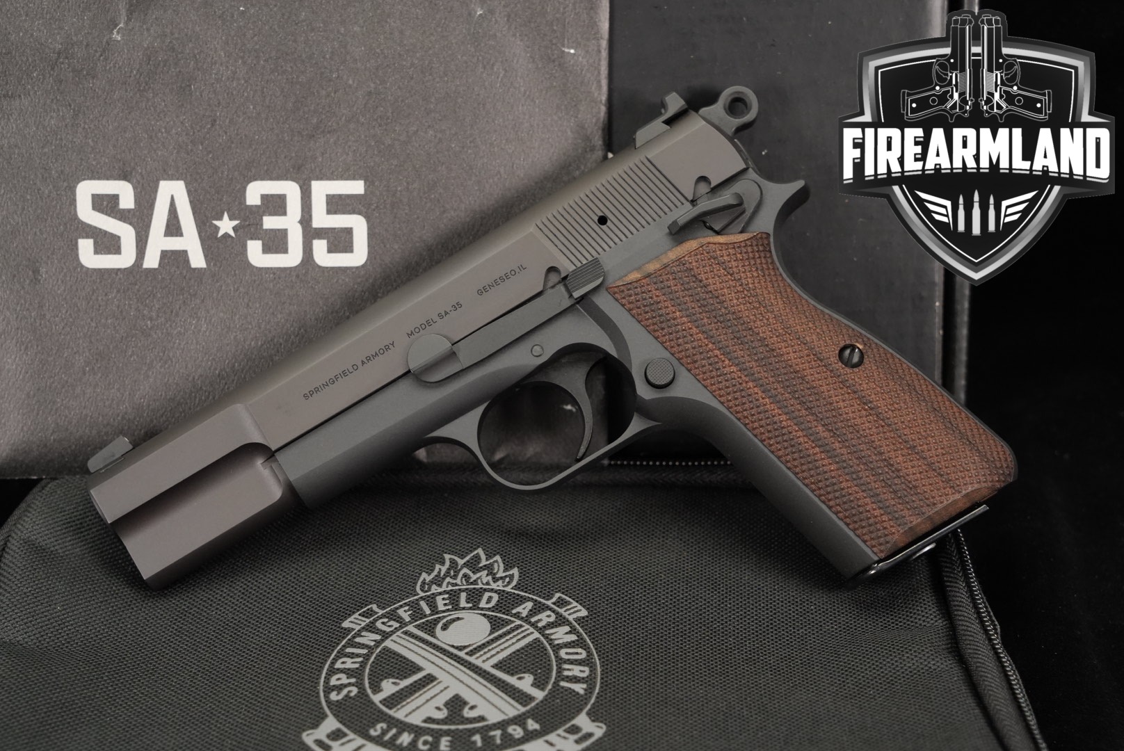 Springfield Armory SA-35 9mm Luger Blued in Excellent Condition Thumbnail