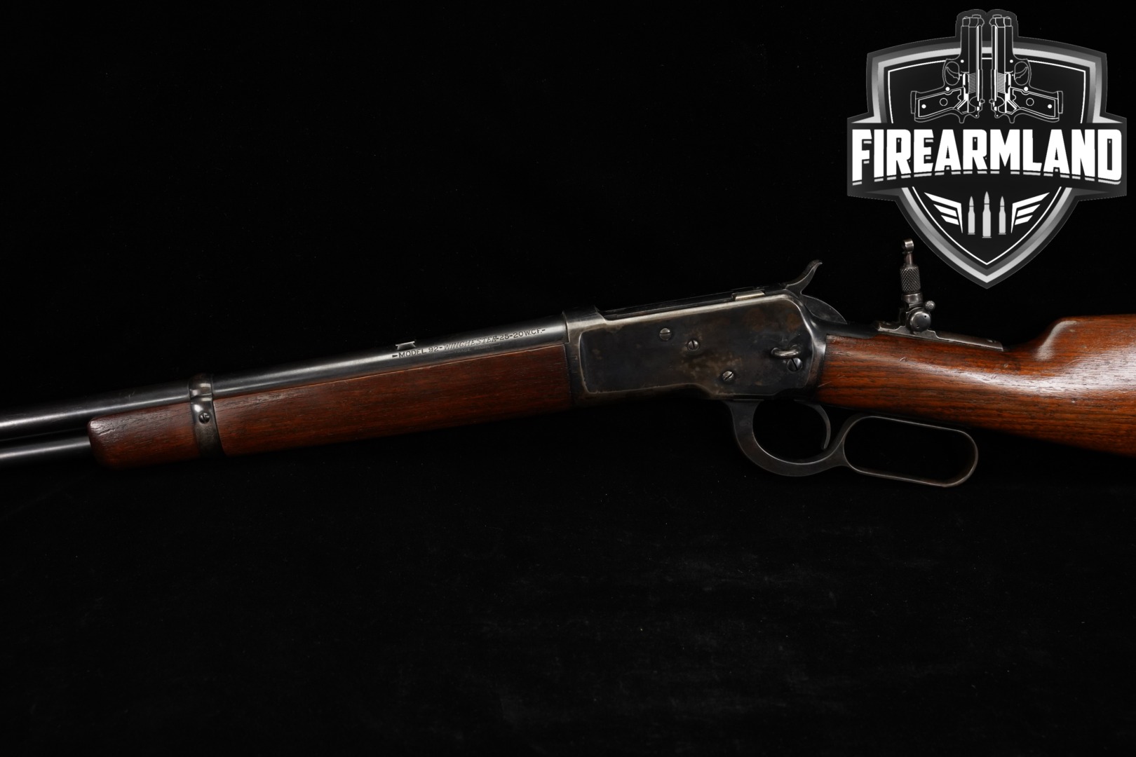1927 Winchester Repeating Arms Model 92 Carbine .25-20 Win. Blued & Walnut in Very Good Condition Thumbnail