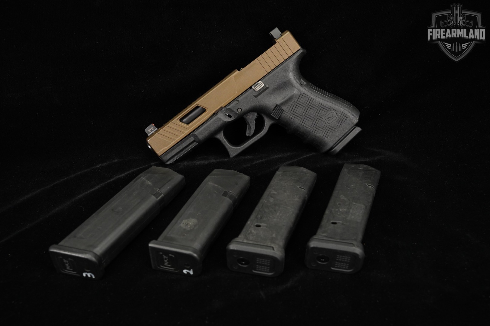 Glock 23 Gen4 G23 Gen 4 40 S&W Optics-Ready 4.02" Two-Tone Bronze +5 MAGS-img-2