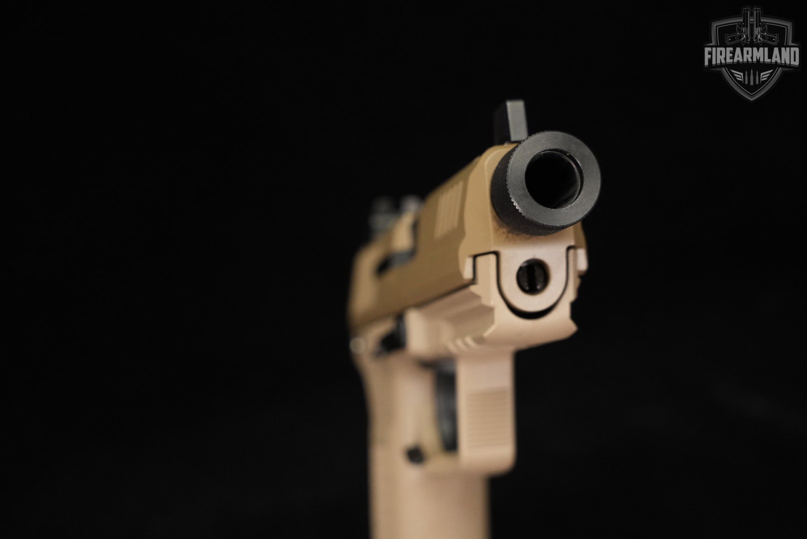 Heckler & Koch HK45 Compact Tactical V1 H&K 45 ACP FDE THREADED +5 MAGS-img-9