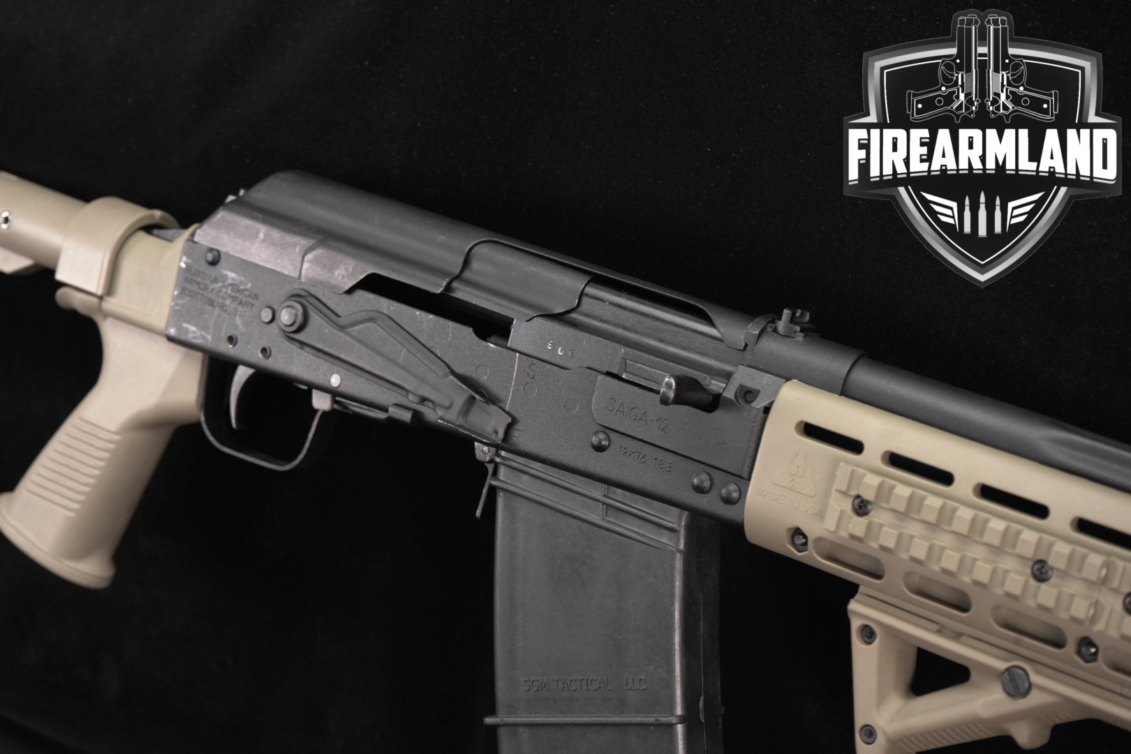 Izhmash Saiga-12 12 Gauge Black & Tan in Good Condition Thumbnail