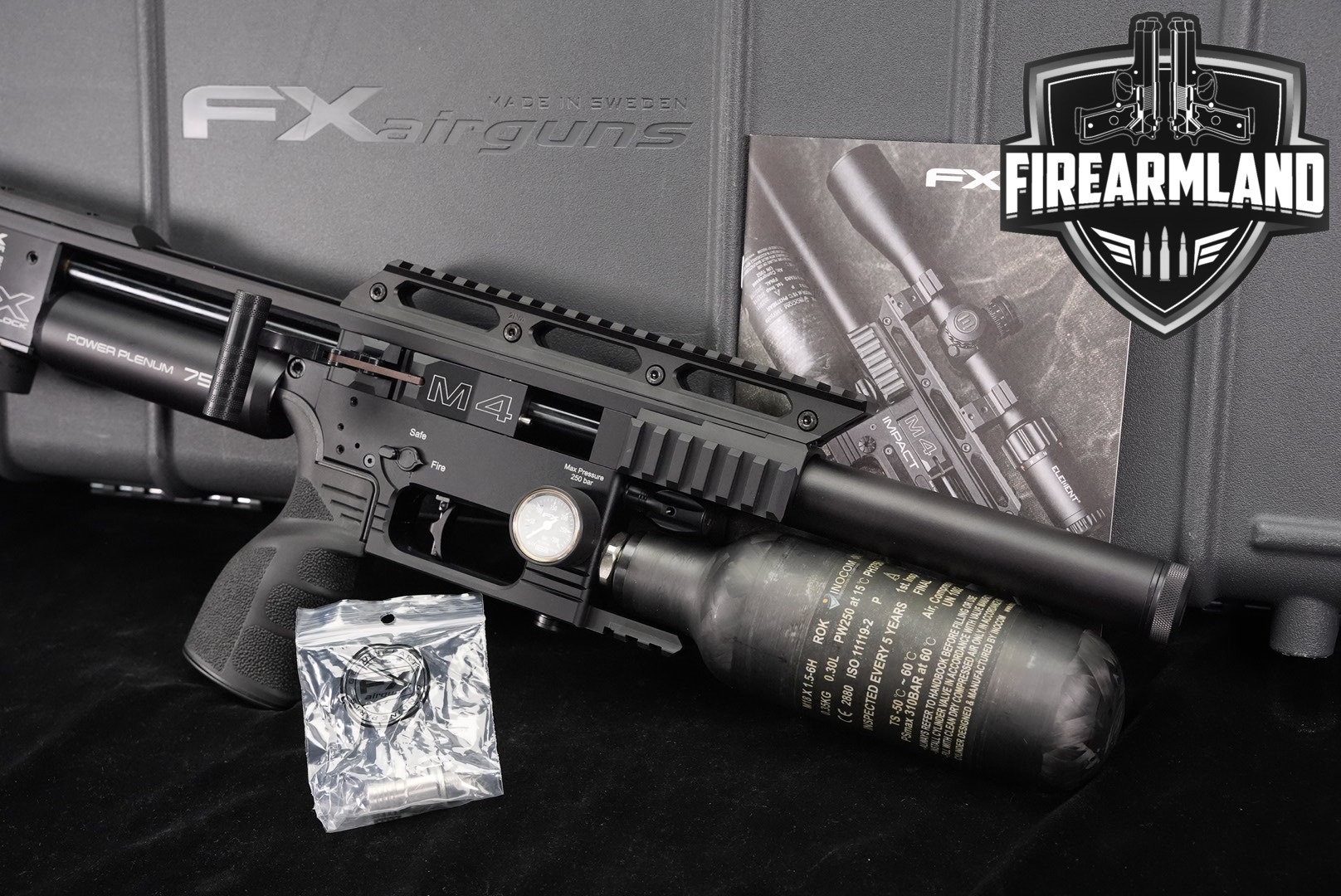FX Airgun Impact M4 Compact 25 STX Superior Air Rifle Gun PCP +ORIG CASE-img-0