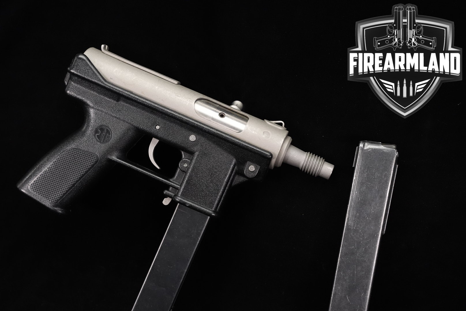 PRE-BAN 1987-1991 Intratec MOD TEC-9 Mini 9mm 3" Stainless TEC9 +2 MAGS-img-0