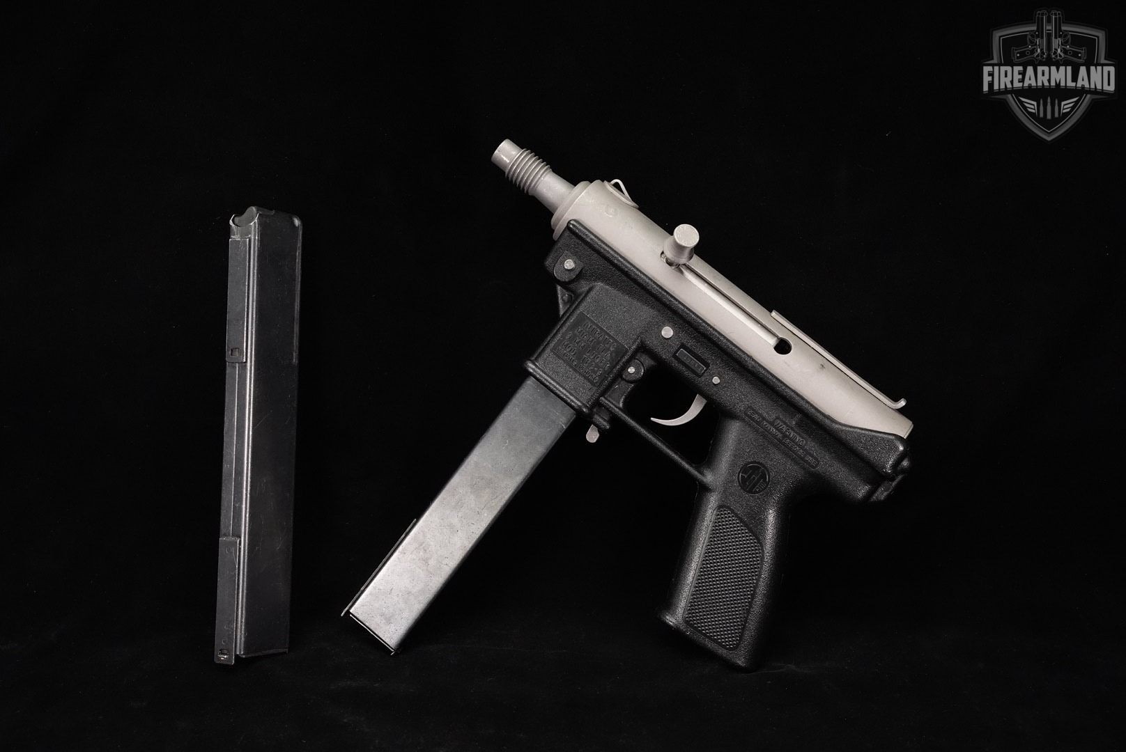 PRE-BAN 1987-1991 Intratec MOD TEC-9 Mini 9mm 3" Stainless TEC9 +2 MAGS-img-2
