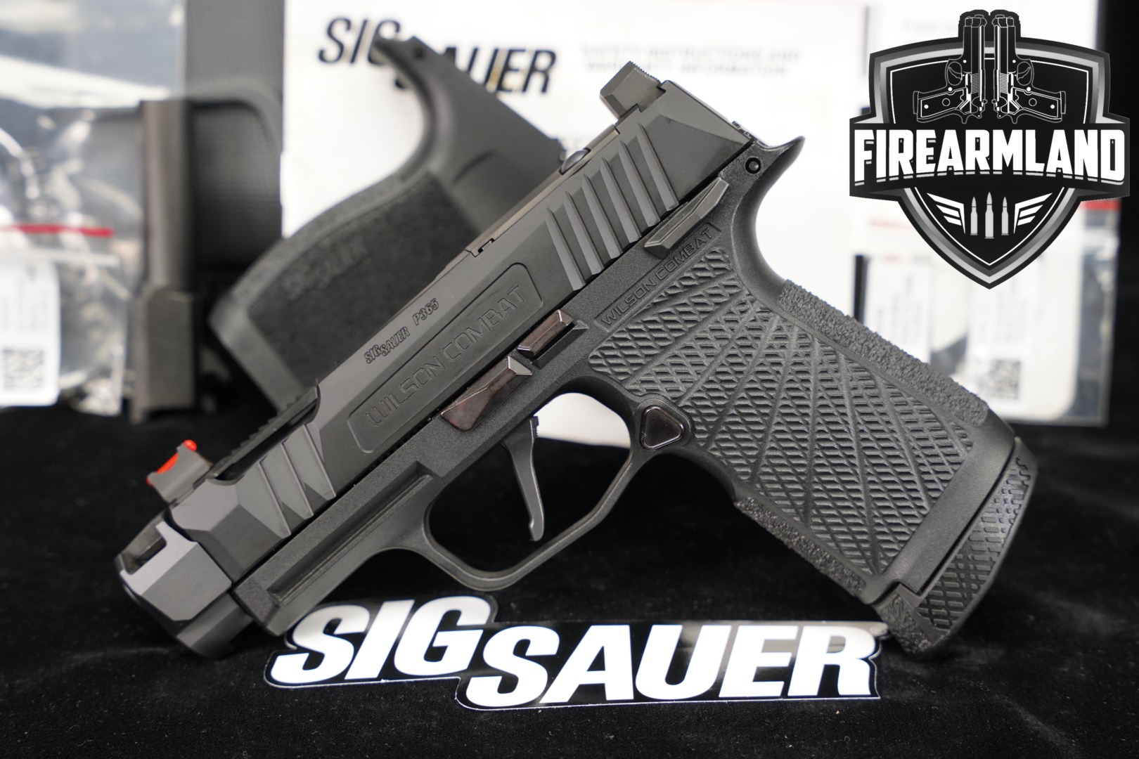 Wilson Combat (WC) Sig Sauer P365X WCP 9mm Luger Black in Excellent Condition Thumbnail