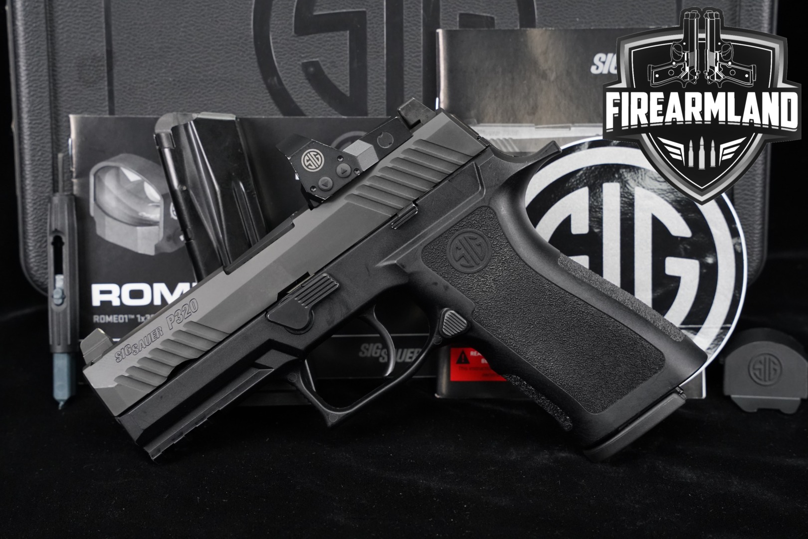 Sig Sauer P320 Compact RX 9mm Luger Two-Tone Stainless in Good Condition Thumbnail