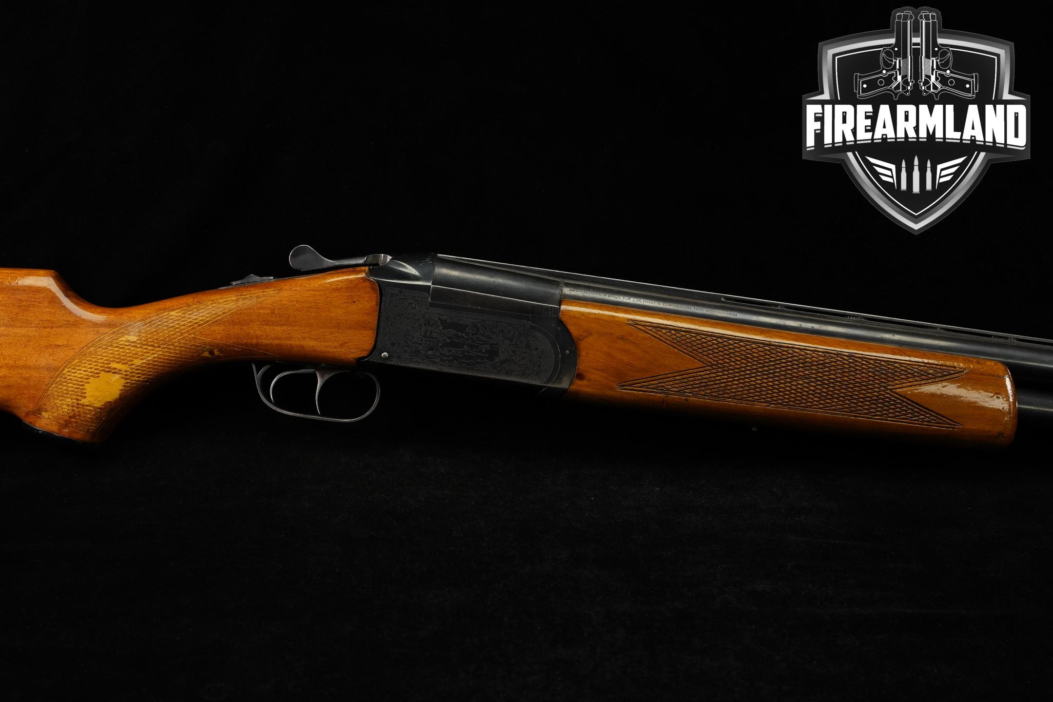 E. R. Amantino OU-12 12 Gauge Blued & Wood in Fair Condition Thumbnail