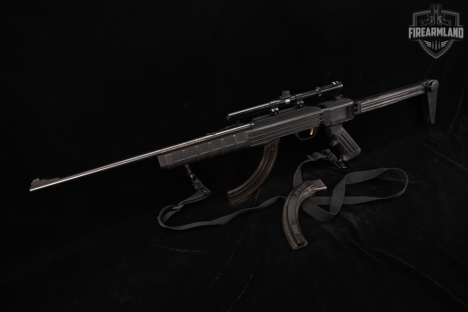 1988 Marlin Model 700 22LR 18" Blued M700 RAMLINE +2 MAGS, TASCO SCOPE-img-2