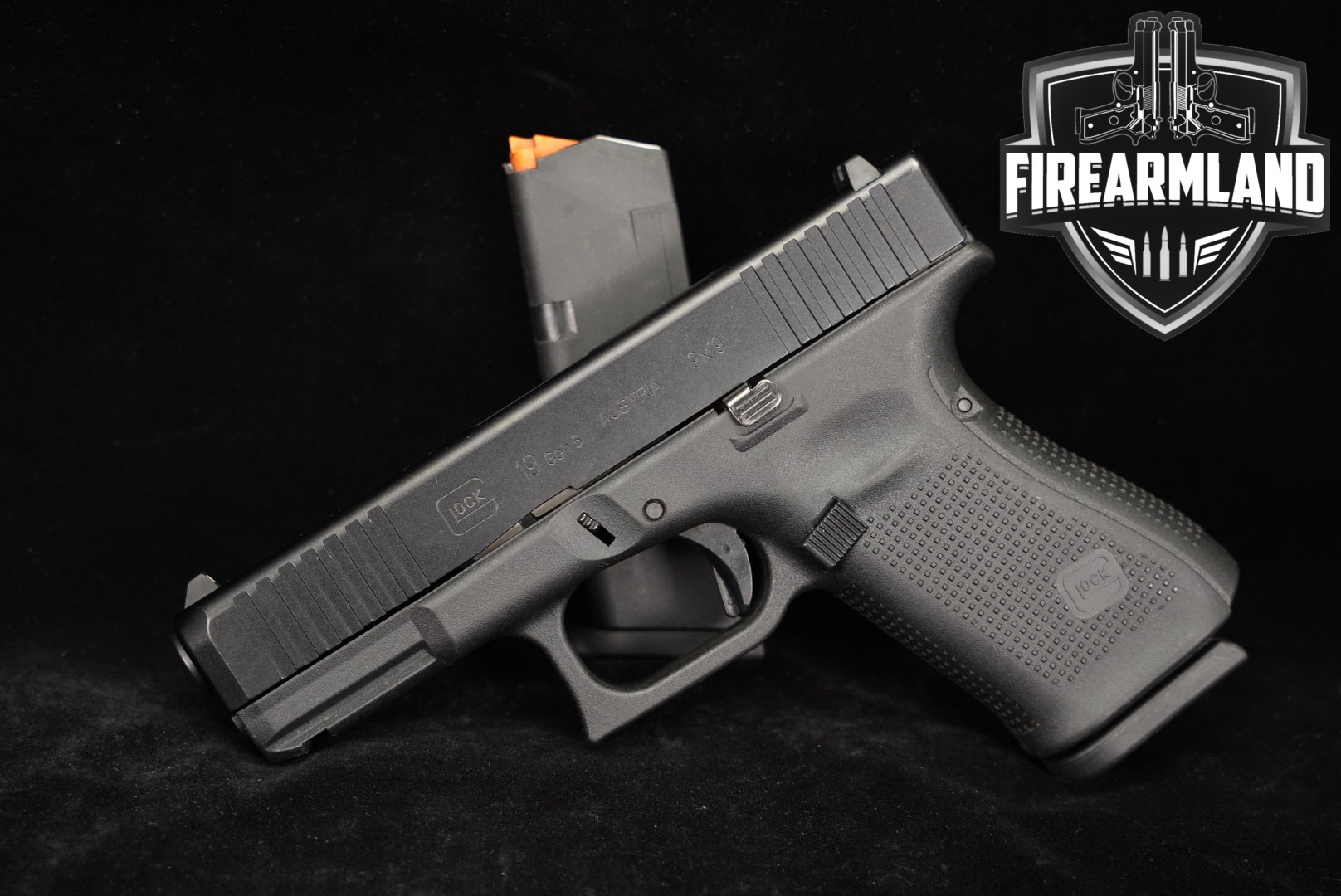Glock 19 Gen5 G19 Gen 5 9mm 4.02" +2 MAGS-img-0