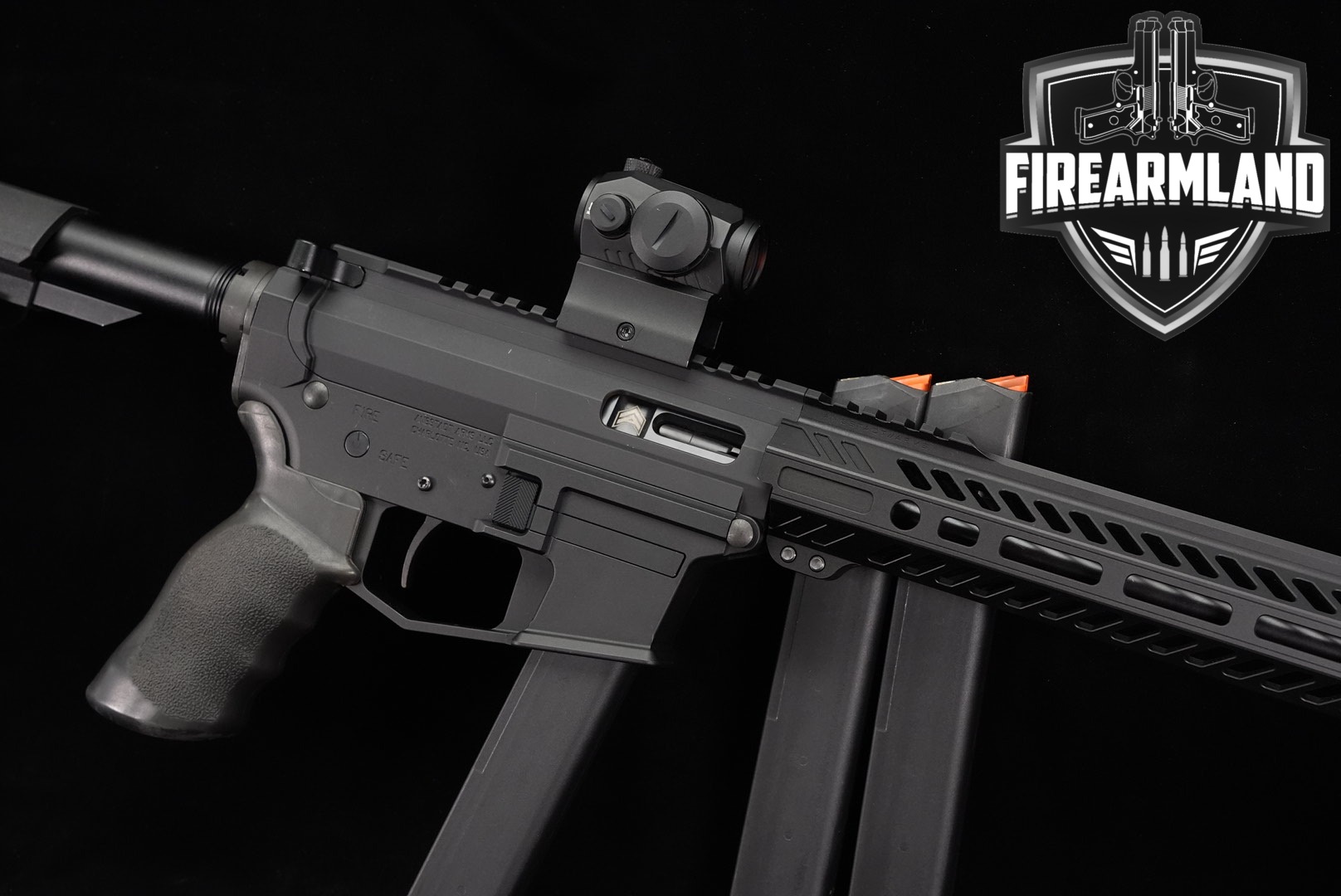 Angstadt Arms AA-0940 9mm AR-9 AR9 10.5" AA0940 BRACE +3 MAGS, ROMEO OPTICS-img-0