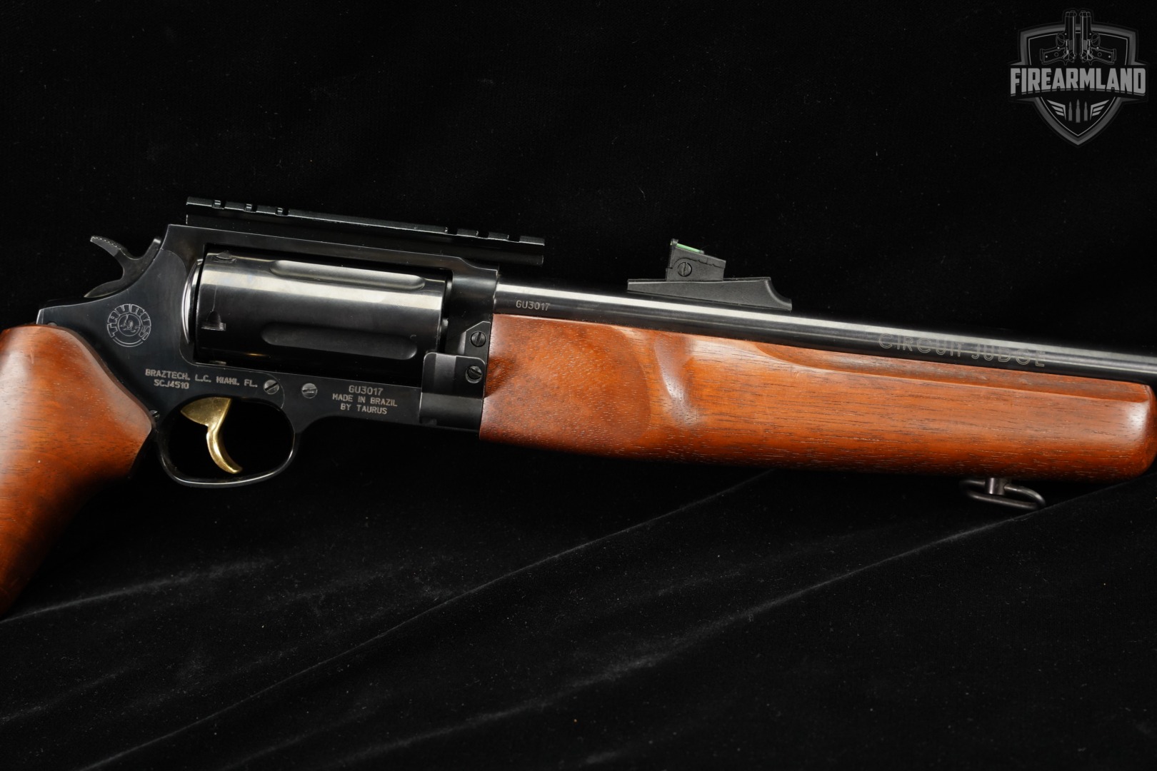 Rossi Circuit Judge 45 LC/410 18.5" Blued & Hardwood +UTG OPTICS-img-4