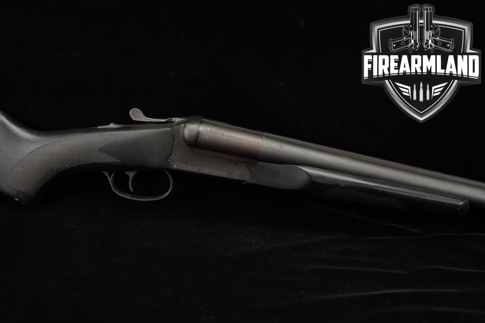 E R Amantino Coach Gun Double Defense 12-Gauge ER 20" SXS Stoeger-img-0