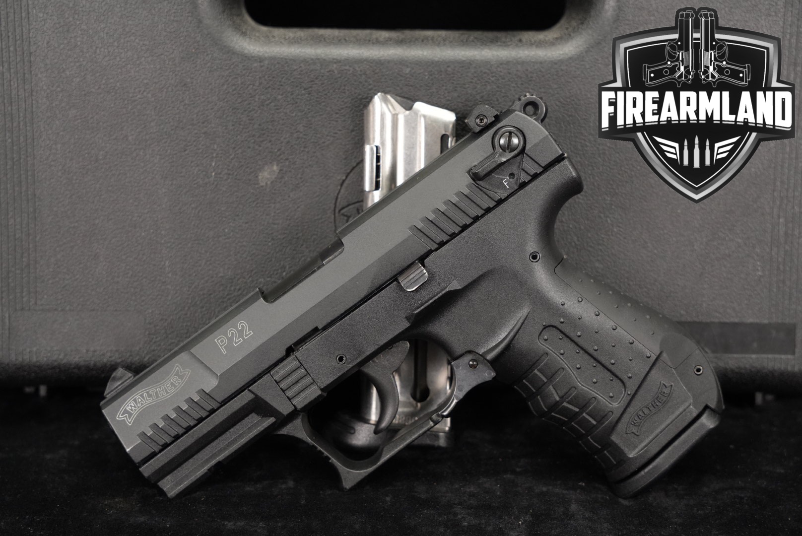Walther P22 22LR 3.4" P-22 +2 MAGS & ORIG CASE-img-0