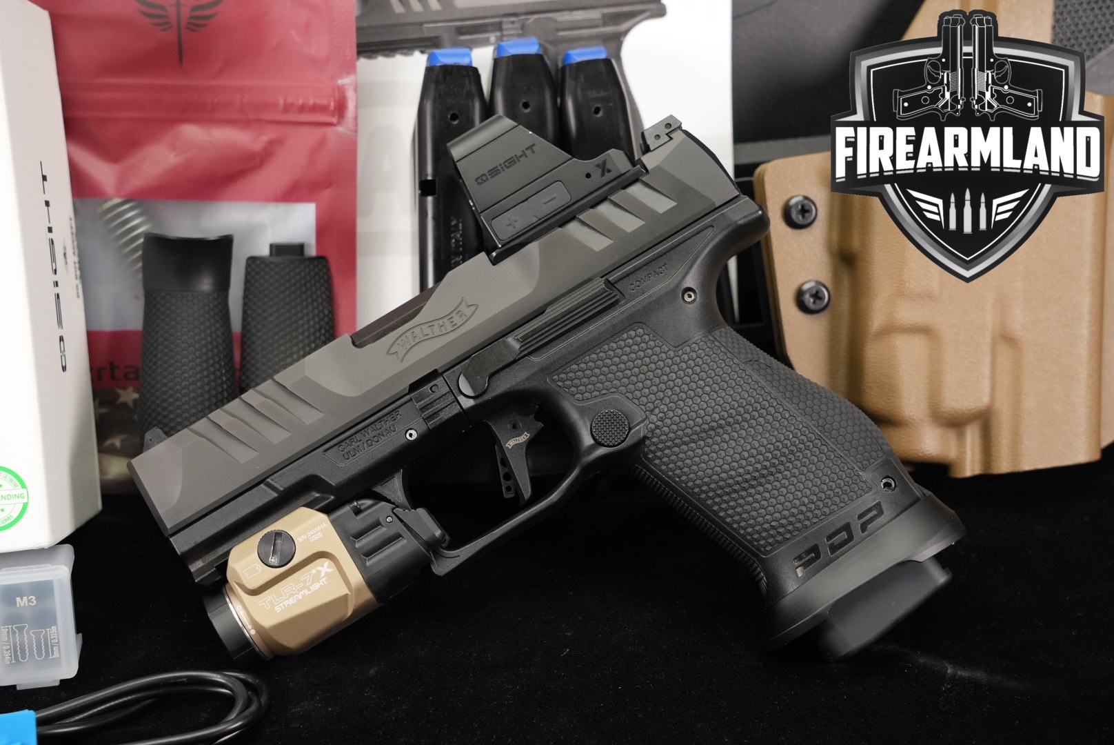 Walther PDP Professional ACRO, Compact 9mm Luger Black in Excellent Condition Thumbnail