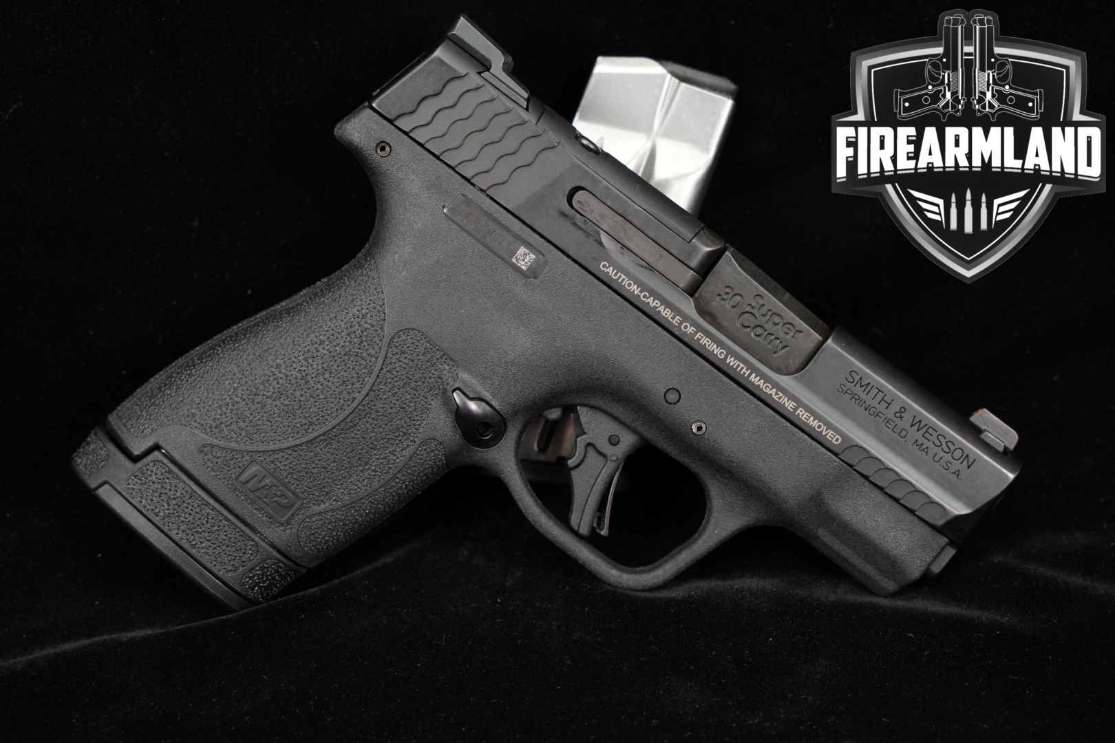 Smith & Wesson Shield Plus OR NTS S&W 30 Super Carry 3.1" Armornite +2 MAGS-img-0