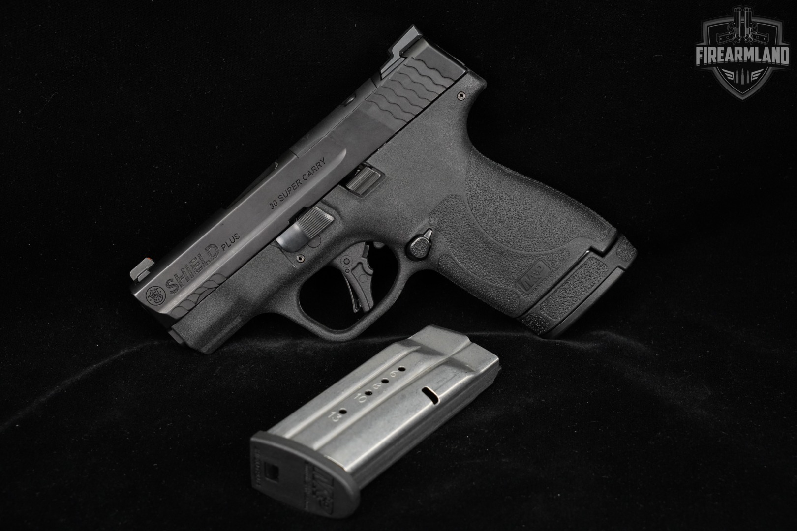 Smith & Wesson Shield Plus OR NTS S&W 30 Super Carry 3.1" Armornite +2 MAGS-img-2