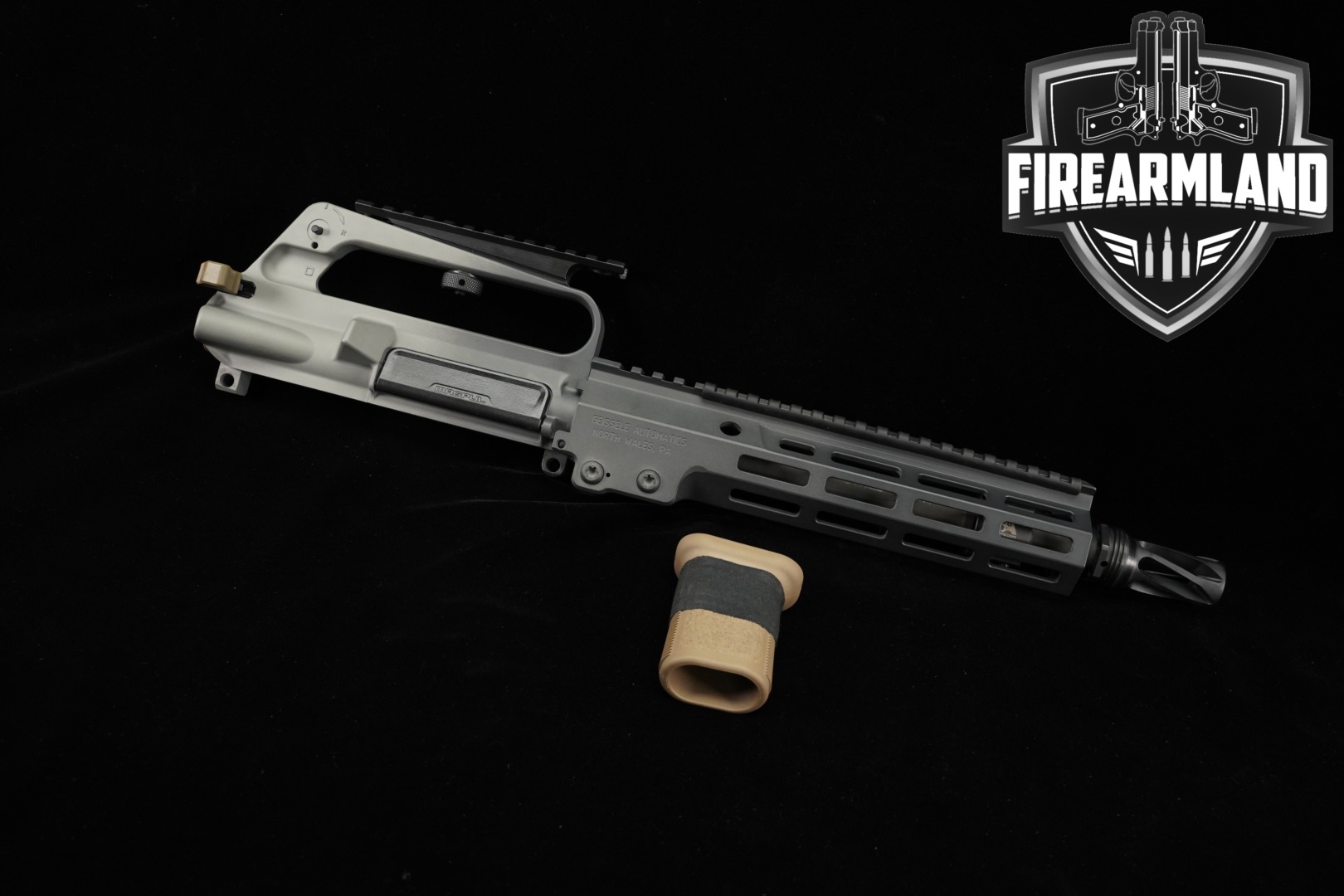 Geissele/Brownells RETROMOD! Brownells Carry Handle With Geissele Upgrades Upper Build 10.3" 5.56 NATO 5.56mm NATO in Very Good Condition Thumbnail