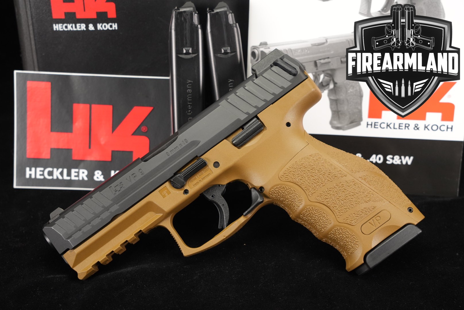 Heckler & Koch (H&K, HK) VP9 9mm Luger Two-Tone FDE in Excellent Condition Thumbnail