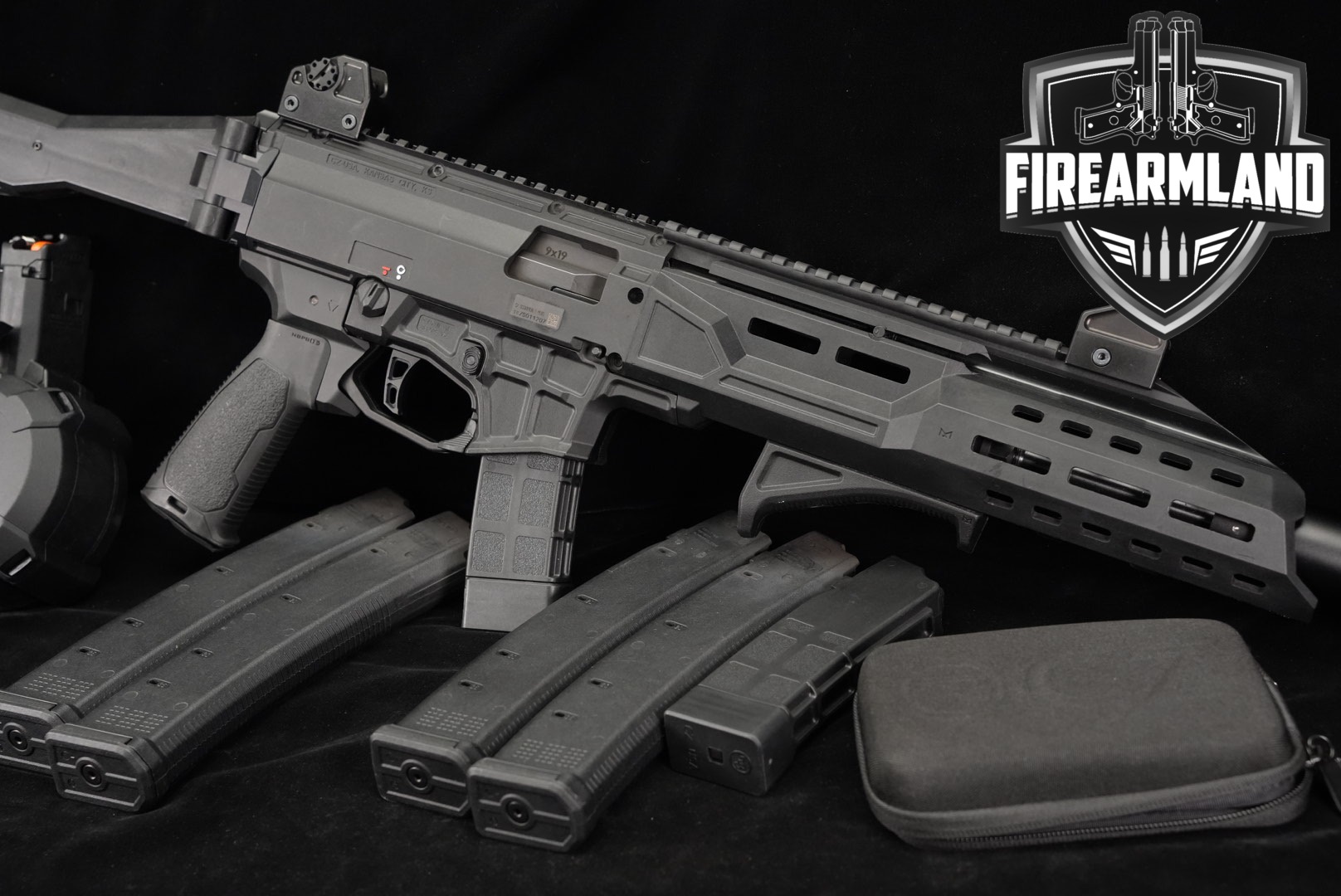 CZ Scorpion 3+ Carbine 9mm Luger Black in Very Good Condition Thumbnail