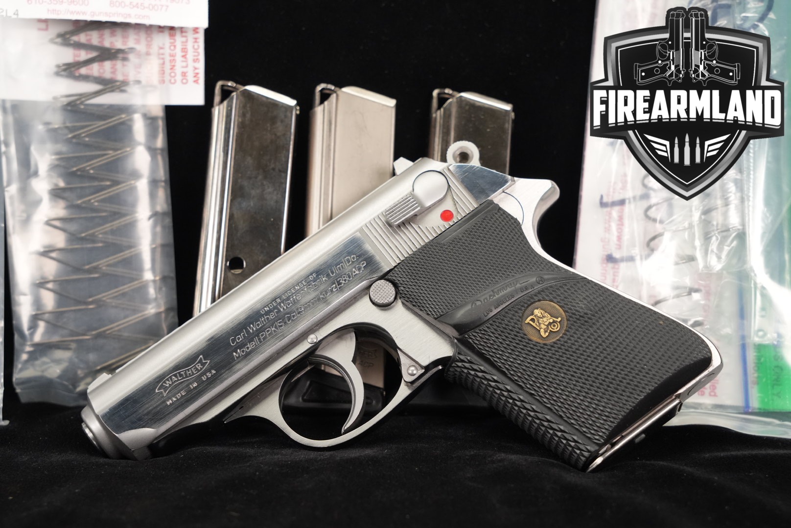 1978-1999 Walther PPK/S .380 ACP Stainless in Very Good Condition Thumbnail