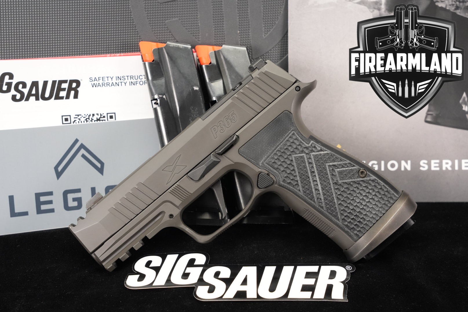 Sig Sauer P365 AXG Legion 9mm Luger Legion Gray in Very Good Condition Thumbnail