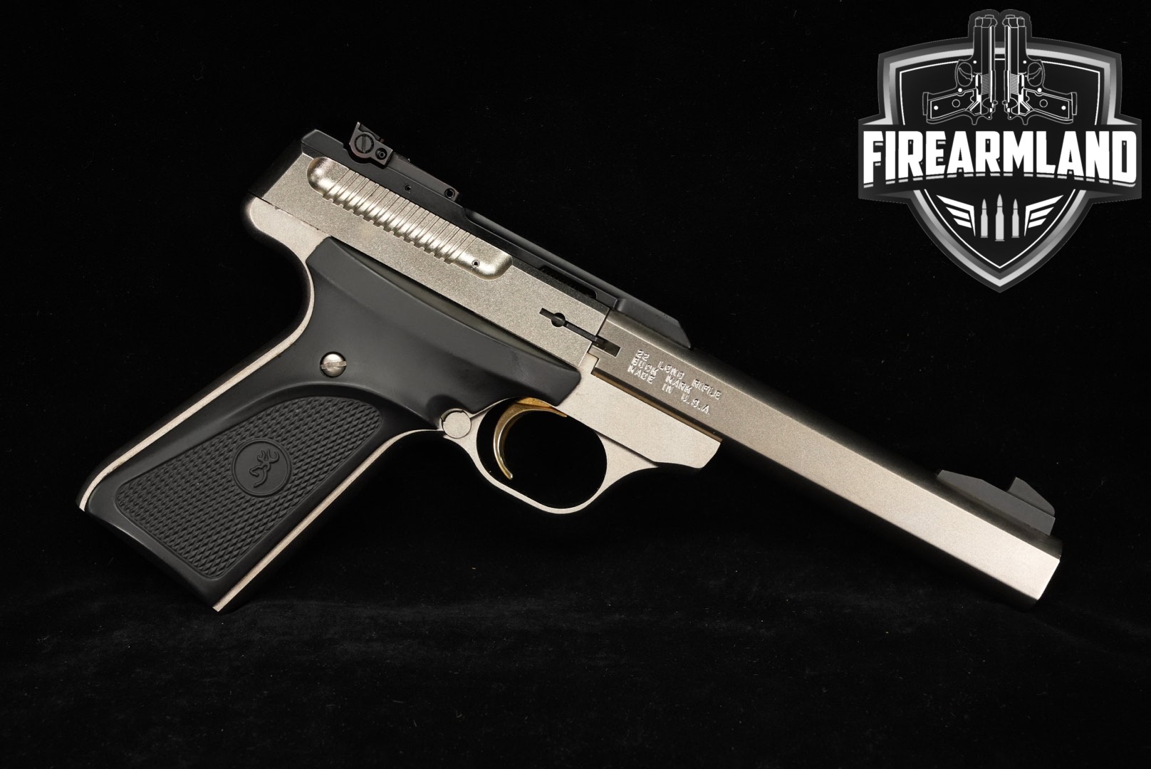 1993 Browning Buck Mark Standard Nickel 22LR 5.5-img-0