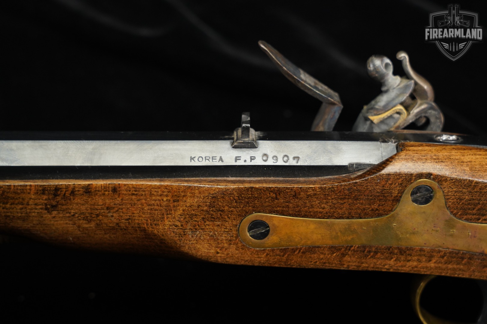 Miroku KOREA Kentucky Pistol Flintlock 45 10" Blued & Curly Maple Ultra-Hi-img-11
