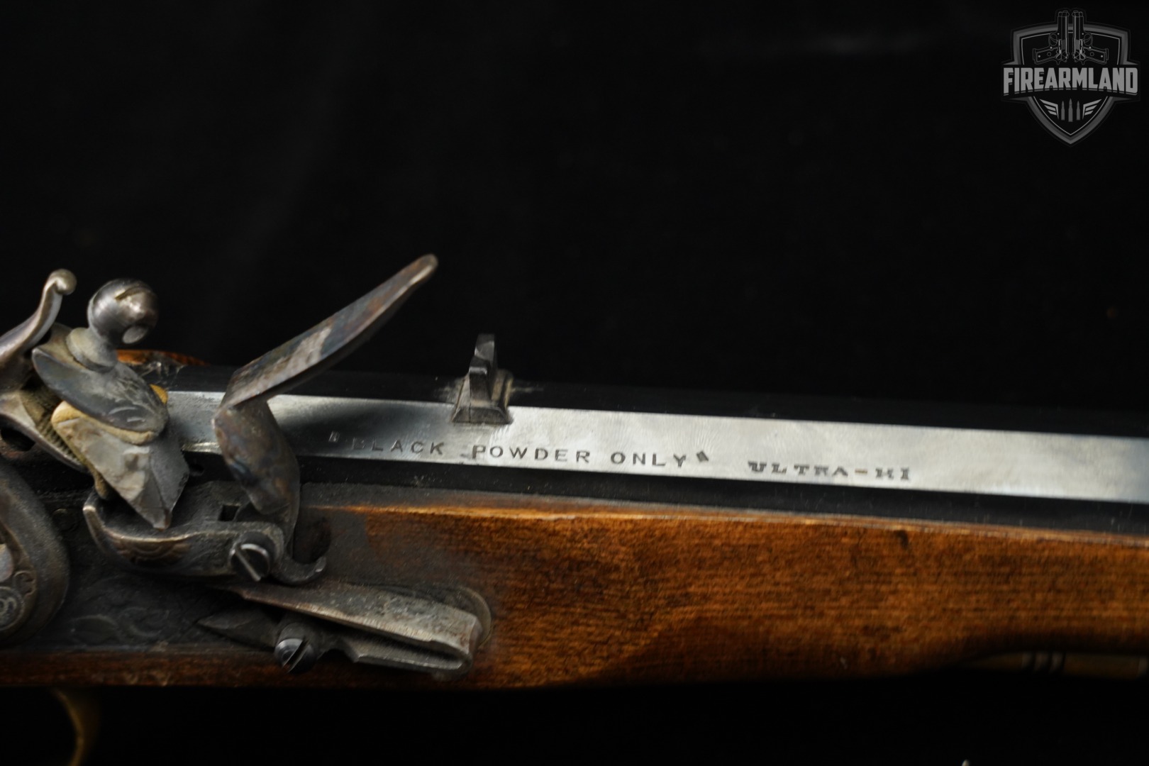 Miroku KOREA Kentucky Pistol Flintlock 45 10" Blued & Curly Maple Ultra-Hi-img-9