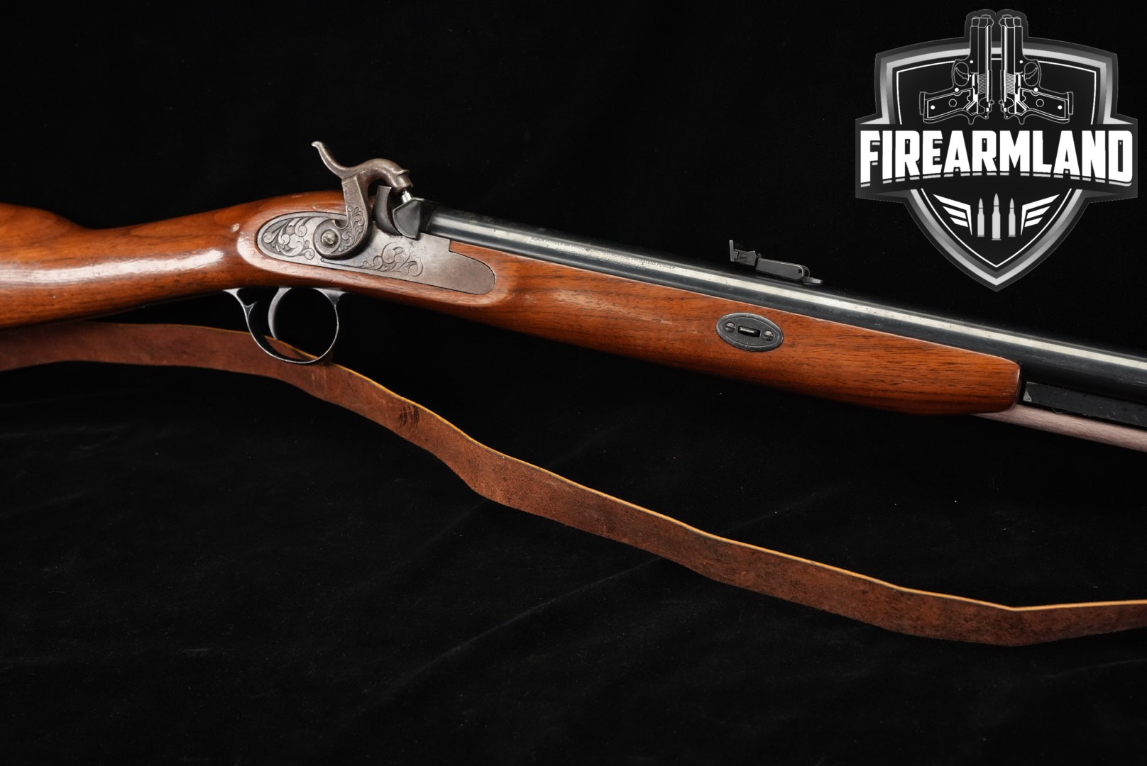 Thompson Center (TC, T/C, TCA) New Englander .54 Blued & Walnut in Fair Condition Thumbnail