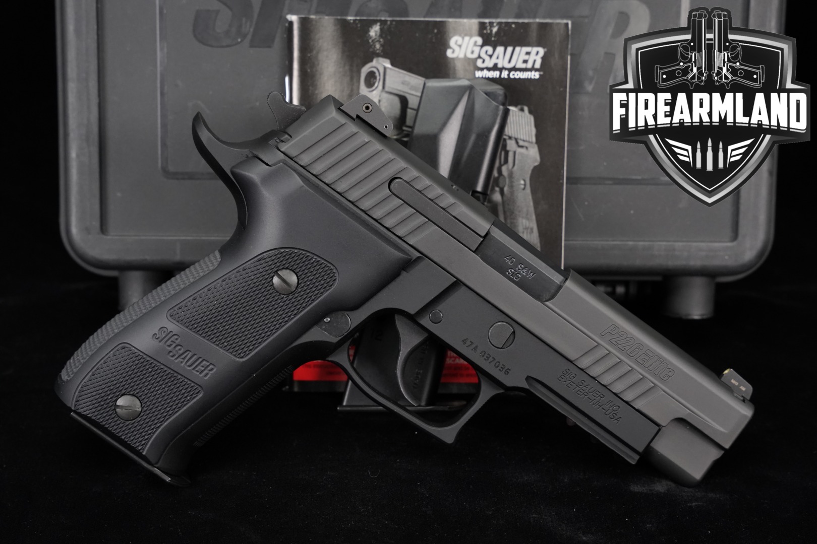 Sig Sauer P226R Elite Dark .40 S&W Black in Excellent Condition Thumbnail