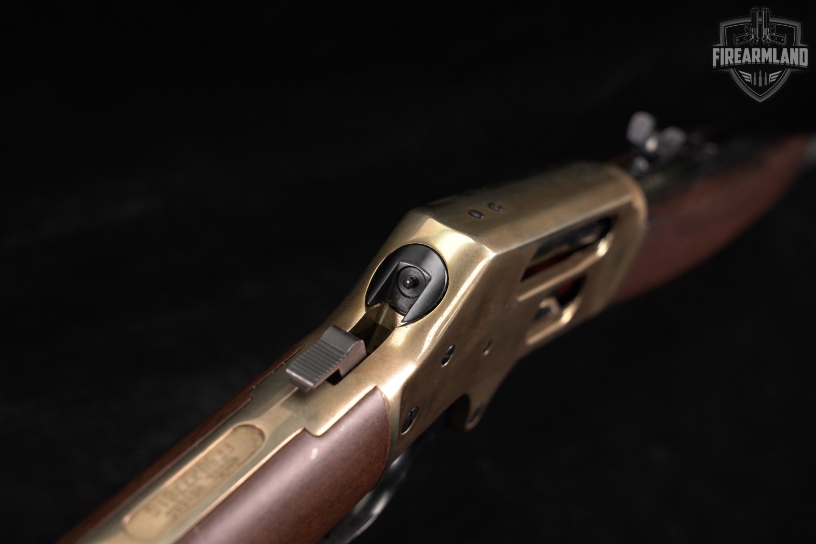 Henry H010BG H10 Big Boy 45-70 22" Polished Brass & Walnut +ORIG BOX-img-15