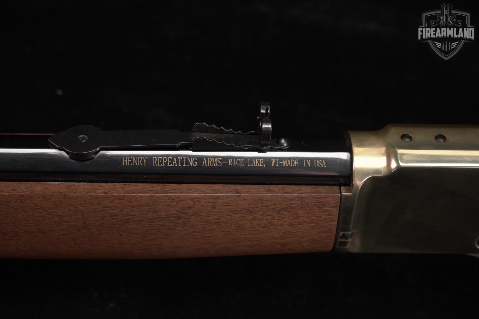 Henry H010BG H10 Big Boy 45-70 22" Polished Brass & Walnut +ORIG BOX-img-19